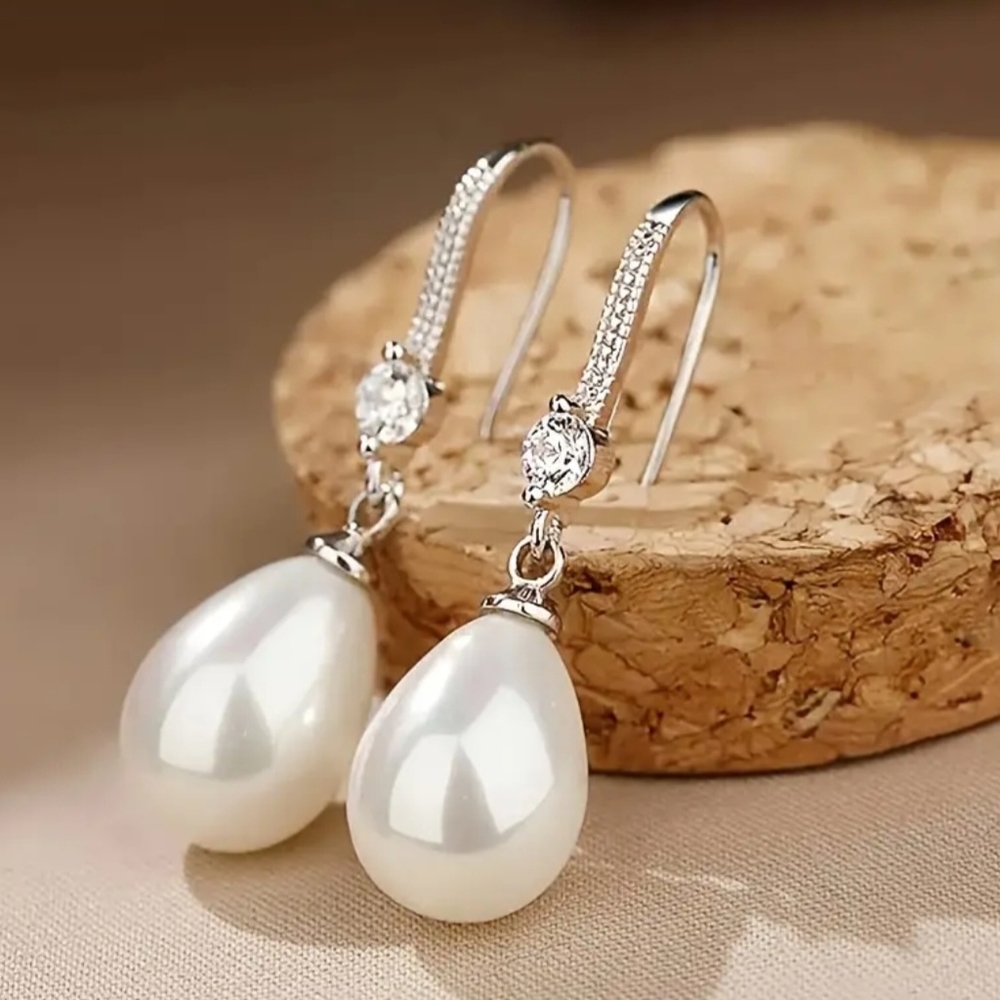 Temperament Simulated Pearl Silver plated. NWT. Fast Ship.